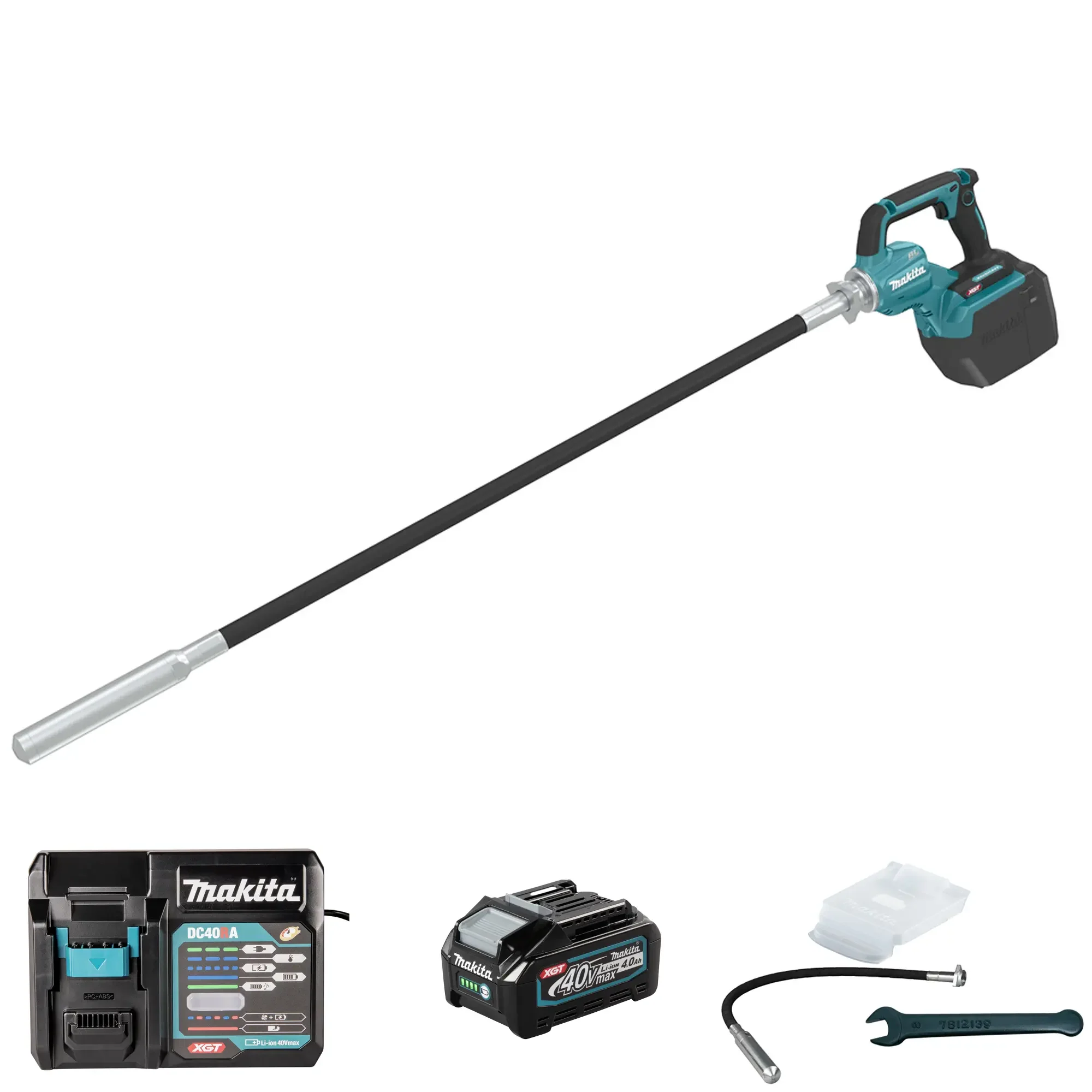 Vibratore per calcestruzzo Makita VR004GM101 40V 4Ah